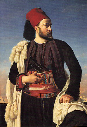 Portrait of Leconte de Floris in an Egyptian Army Uniform